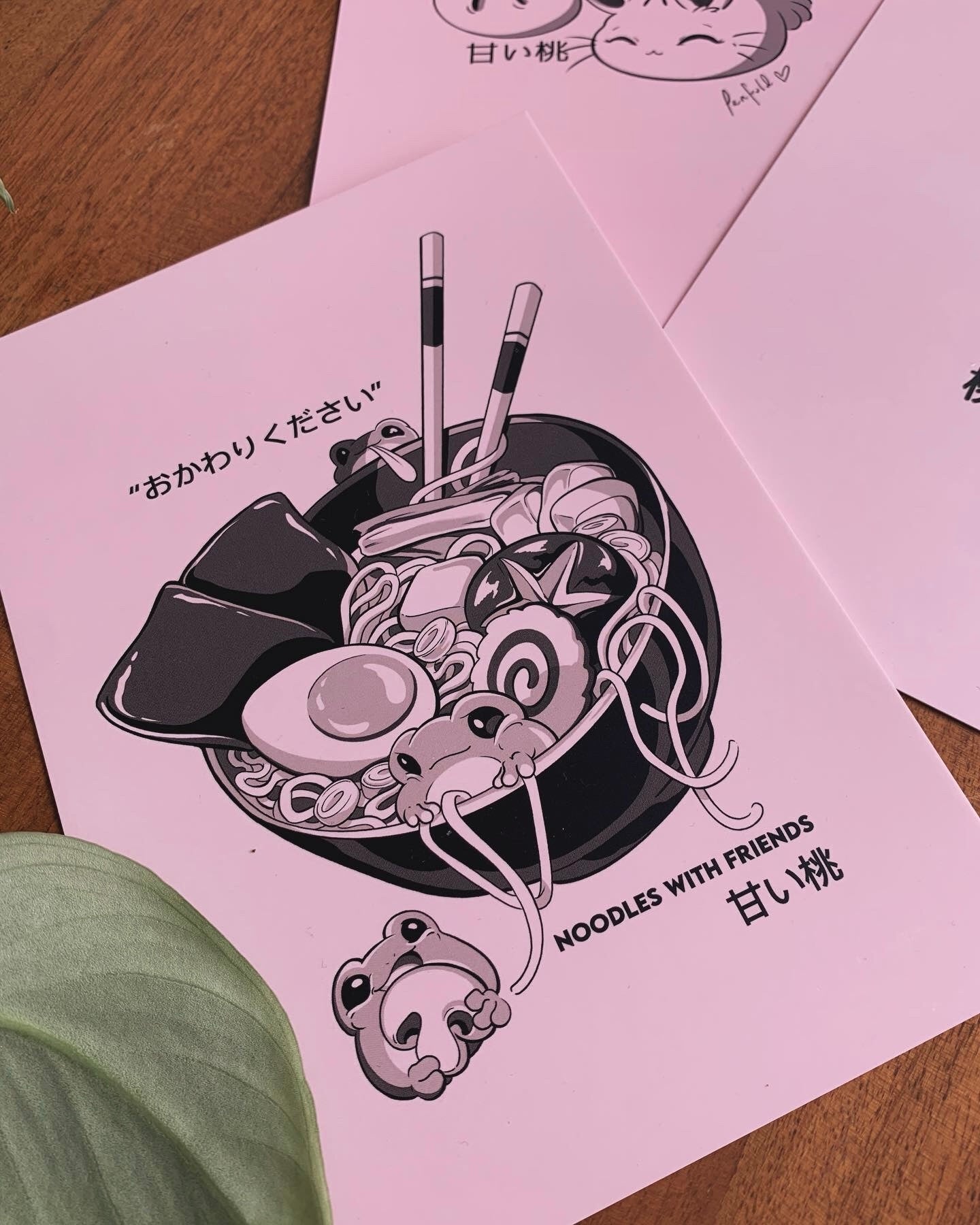 Noodles with Friends Postcard Set