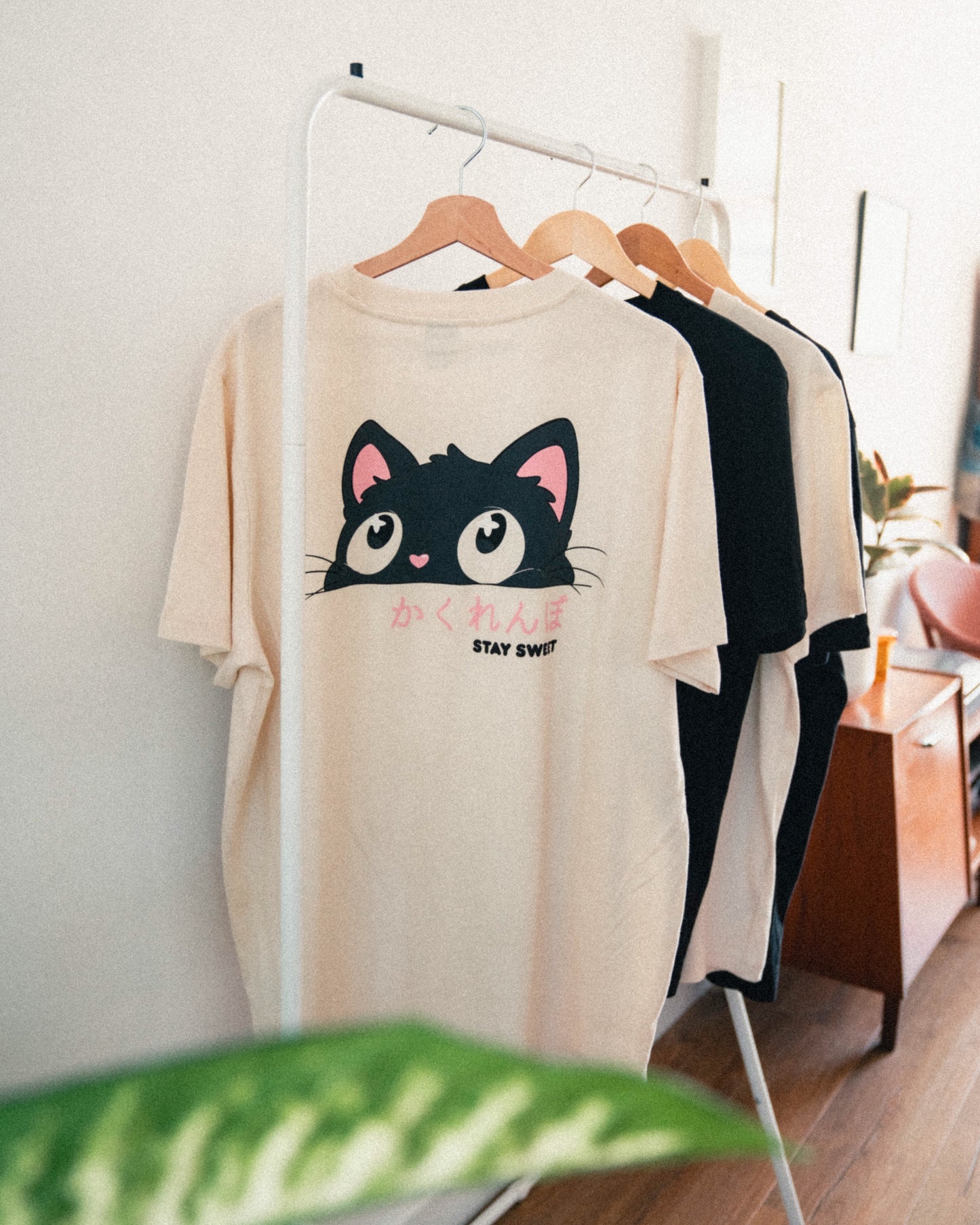 Oversized Hide & Seek Cat Tee